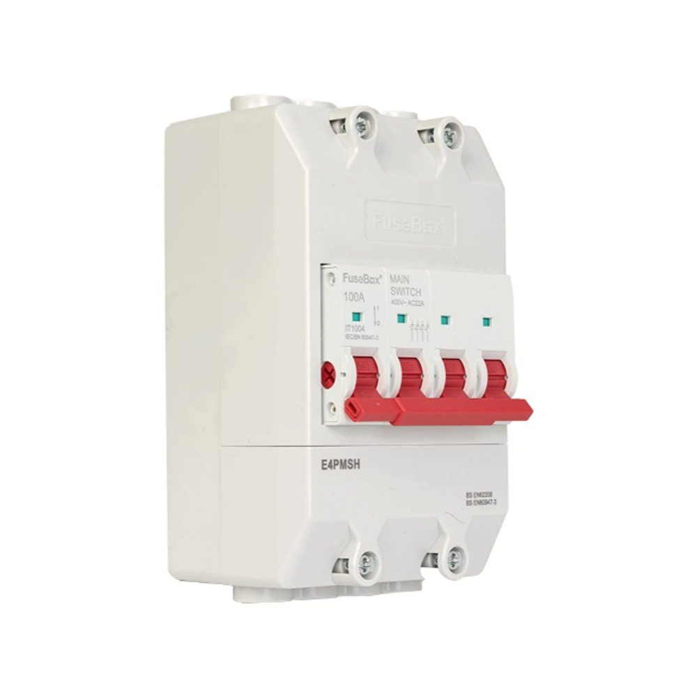Fusebox E4PMSH 100A TP&N Electricity Meter Isolator Switch