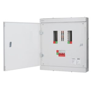Fusebox TPN04FB 4 Way 125A Three Phase Board With Main Switch