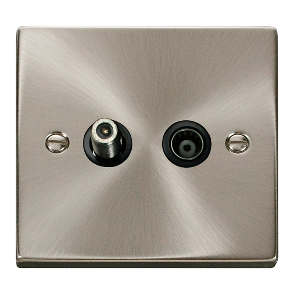 SATELITE AND ISOLATED COAXIAL SOCKET