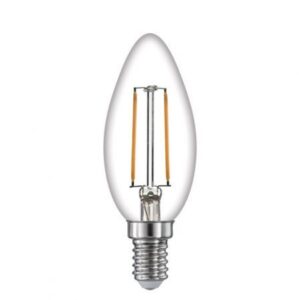Time LED Candle 4W E14 Dimmable Warm White Bulb