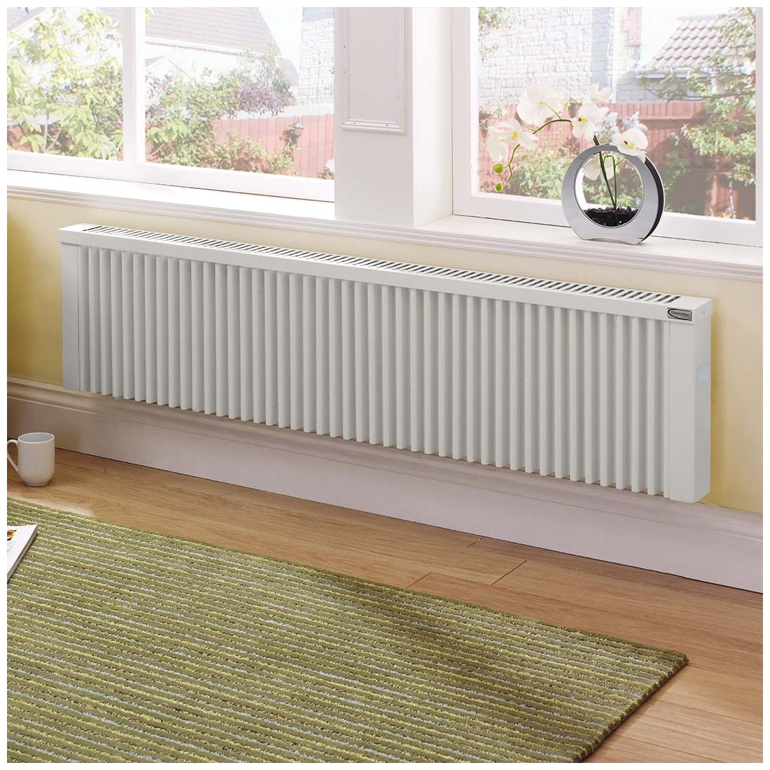 Electrorad AF12E Aeroflow Wi-Fi Controlled Electric Radiator, 1200W