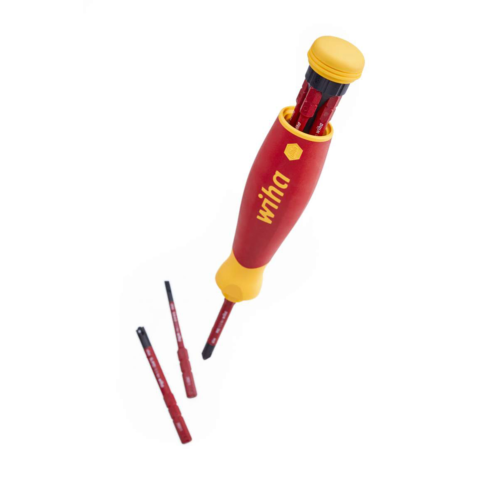 Wiha PocketMax® Electric VDE Magazine Style SlimBit Screwdriver Set