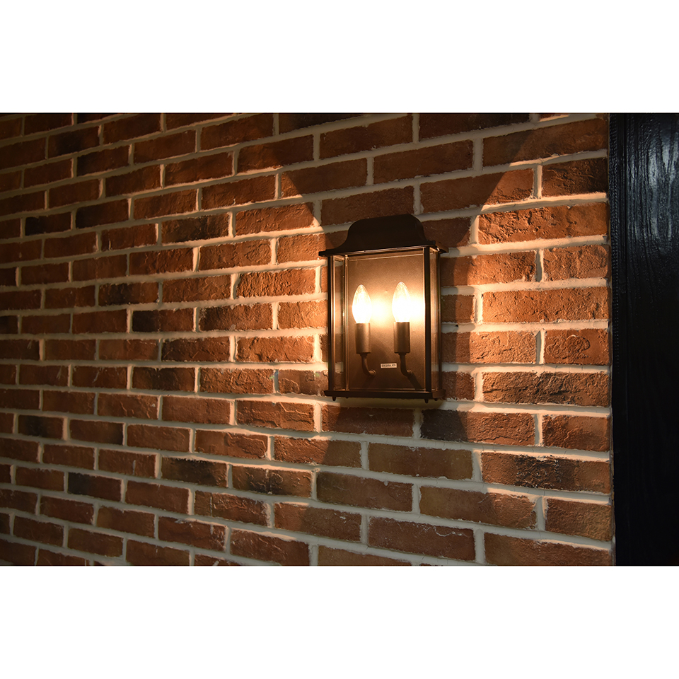 HOLLY IP44 E14 WALL LIGHT IN BLACK