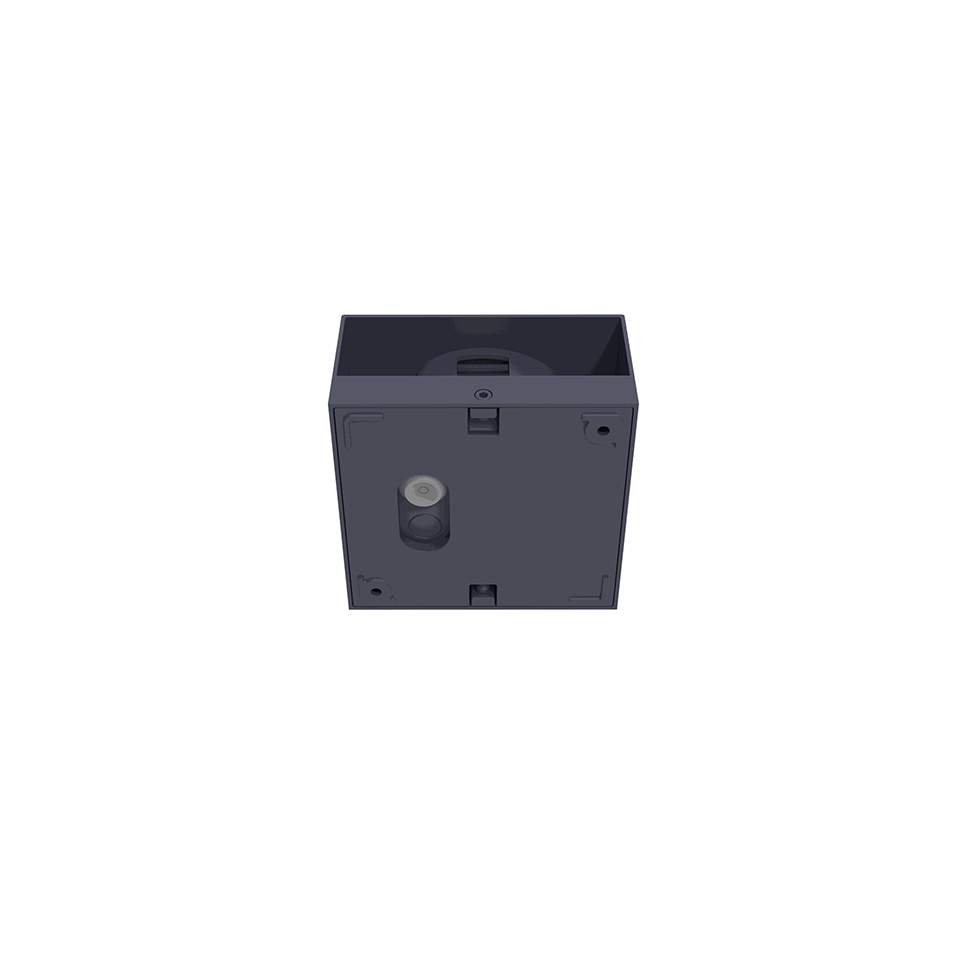 GEMINI BEAMS IP54 INTEGRATED LED WALL LIGHT IN DARK GREY 400 LUMEN 4000K