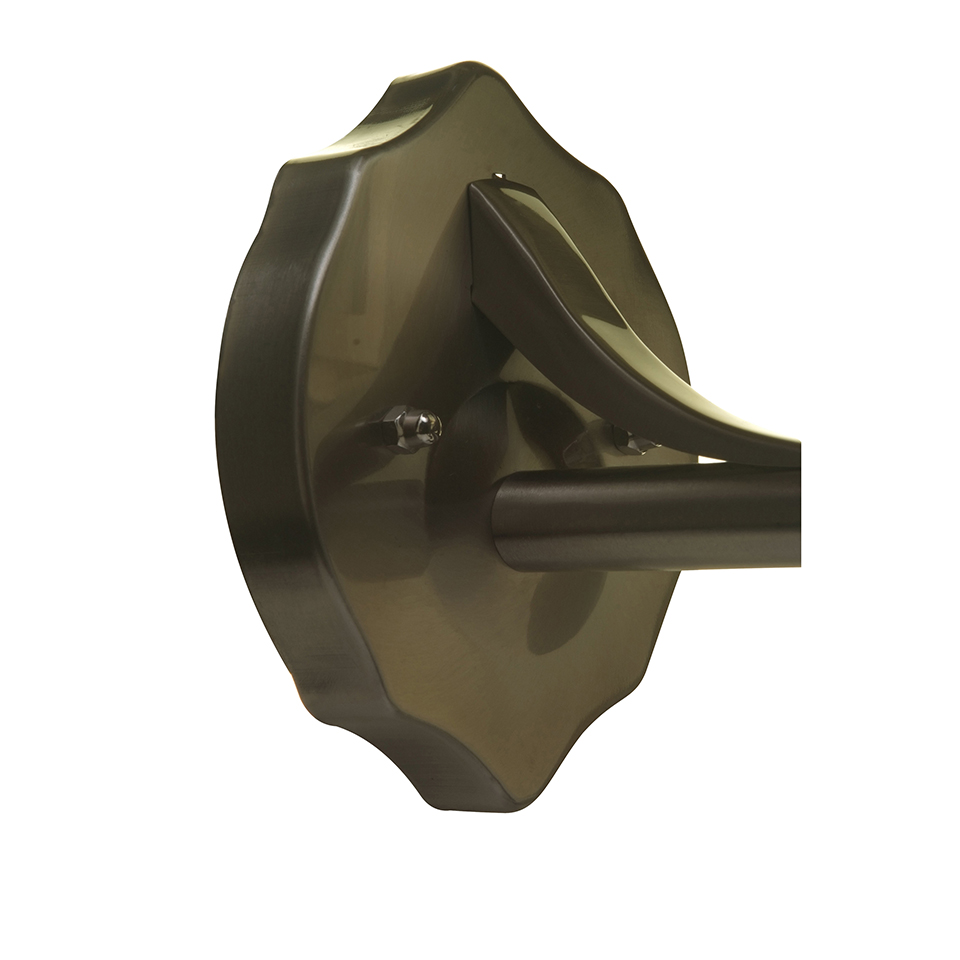 GROSVENOR IP44 E27 WALL LIGHT IN STAINLESS STEEL