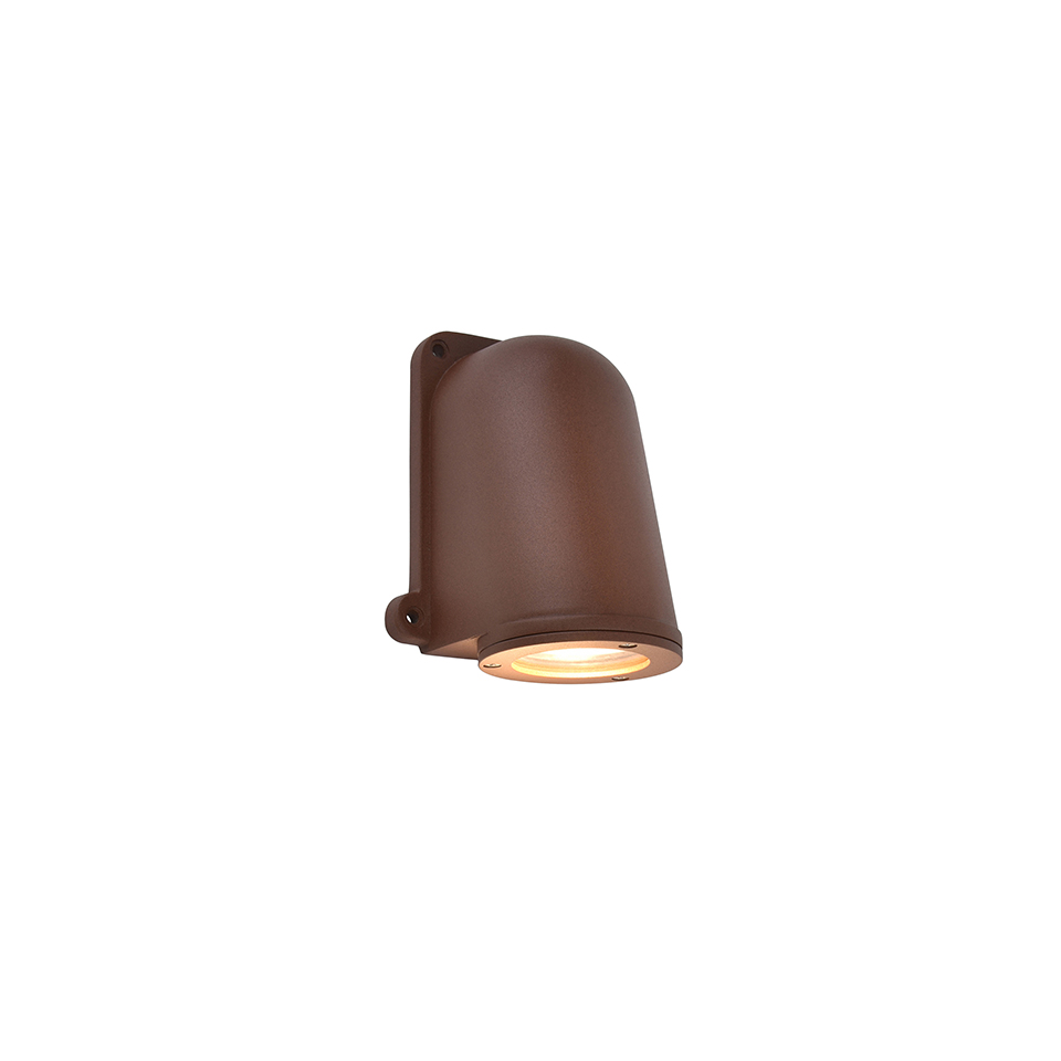 ANCOR OUTDOOR LED WALL LIGHT GU10 W/BULB BROWN MATT