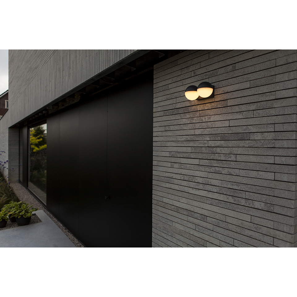 LOOMA OUTDOOR LED WALL UP&DOWN 2 LIGHT DARK GREY