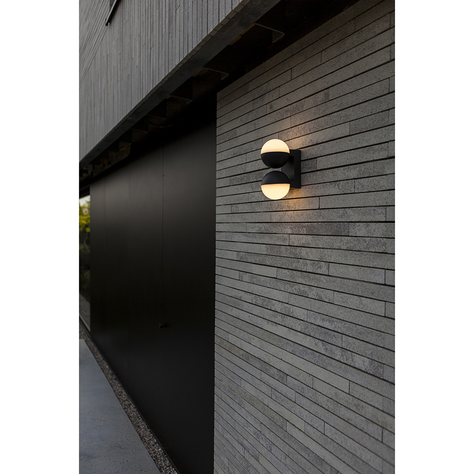 LOOMA OUTDOOR LED WALL UP&DOWN 2 LIGHT DARK GREY