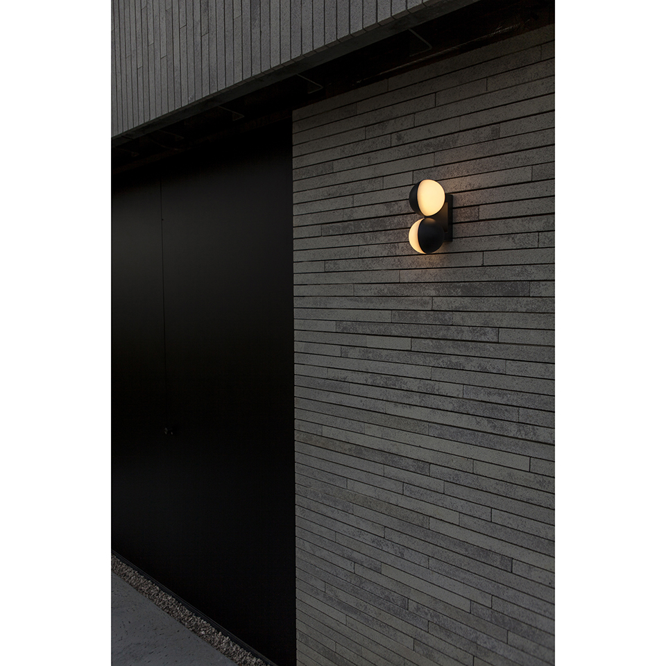 LOOMA OUTDOOR LED WALL UP&DOWN 2 LIGHT DARK GREY