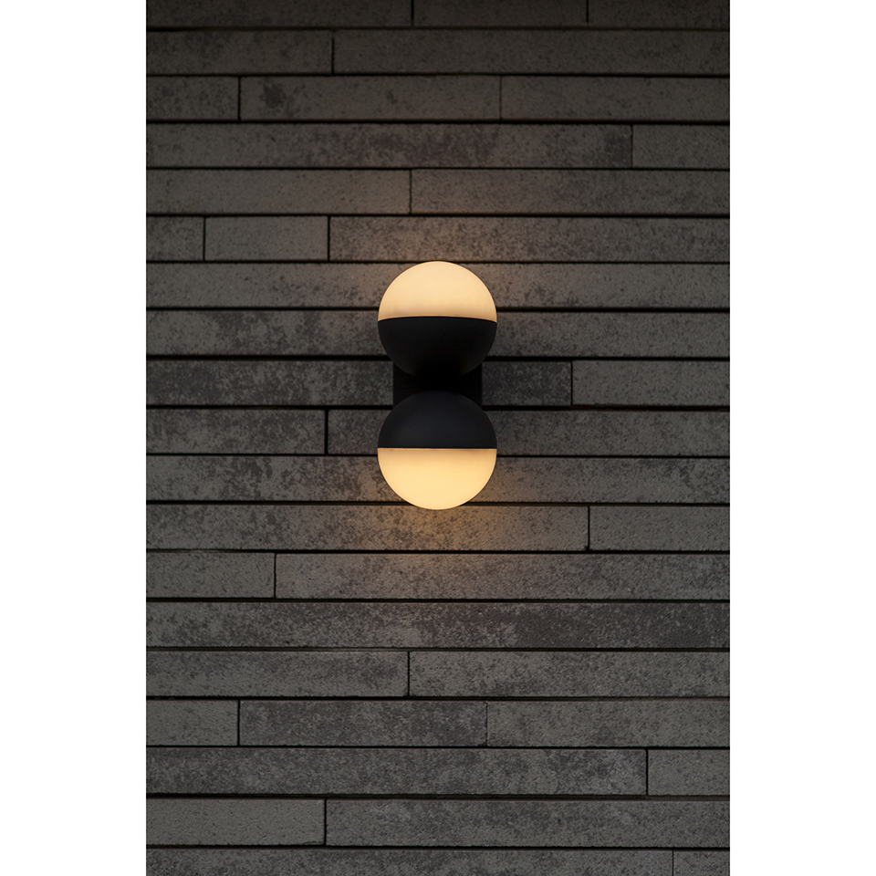 LOOMA OUTDOOR LED WALL UP&DOWN 2 LIGHT DARK GREY