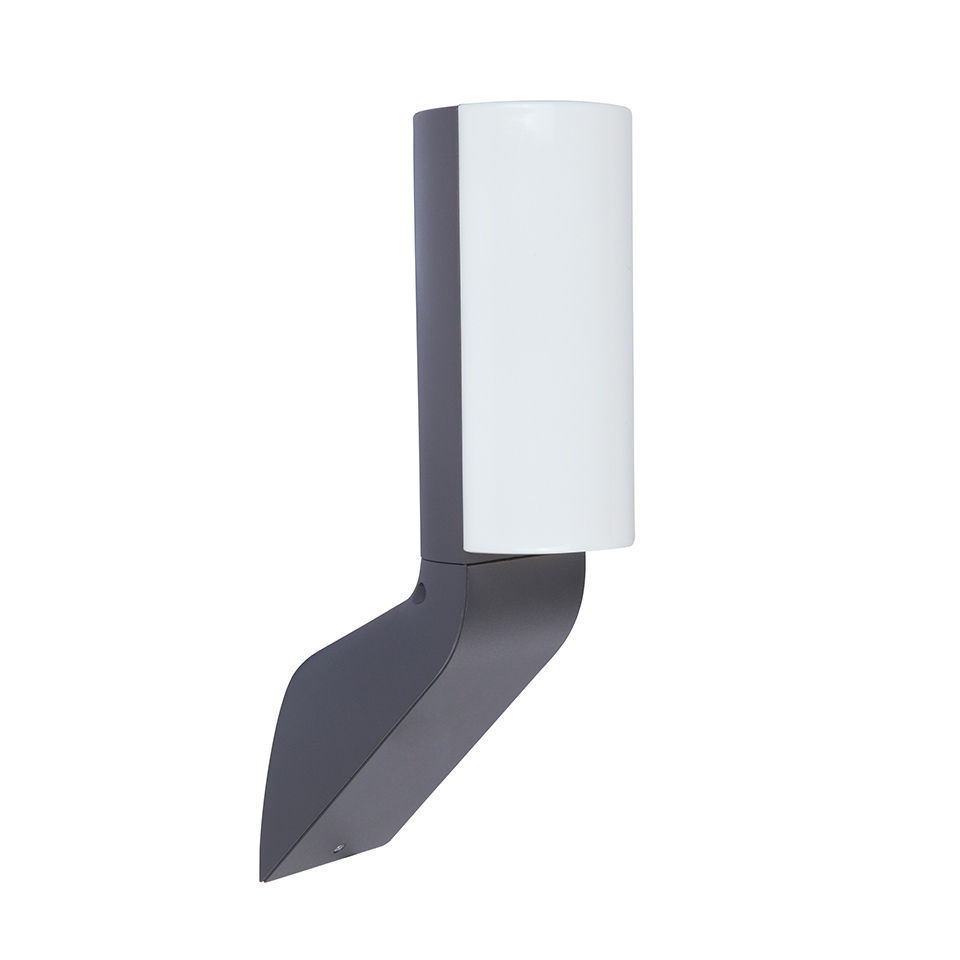 BATI IP44 INTEGRATED LED WALL LIGHT IN DARK GREY 1100 LUMEN 4000K