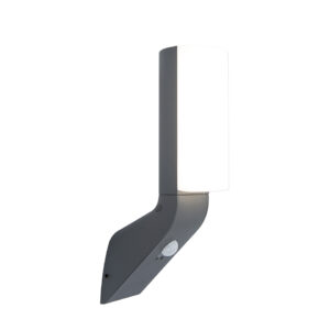BATI PIR IP44 INTEGRATED LED WALL LIGHT IN DARK GREY 1100 LUMEN 4000K