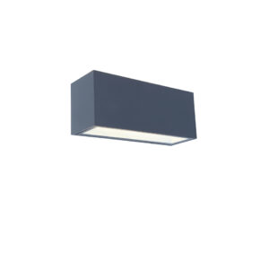 GEMINI IP54 INTEGRATED LED WALL LIGHT IN DARK GREY 3300 LUMEN 4000K
