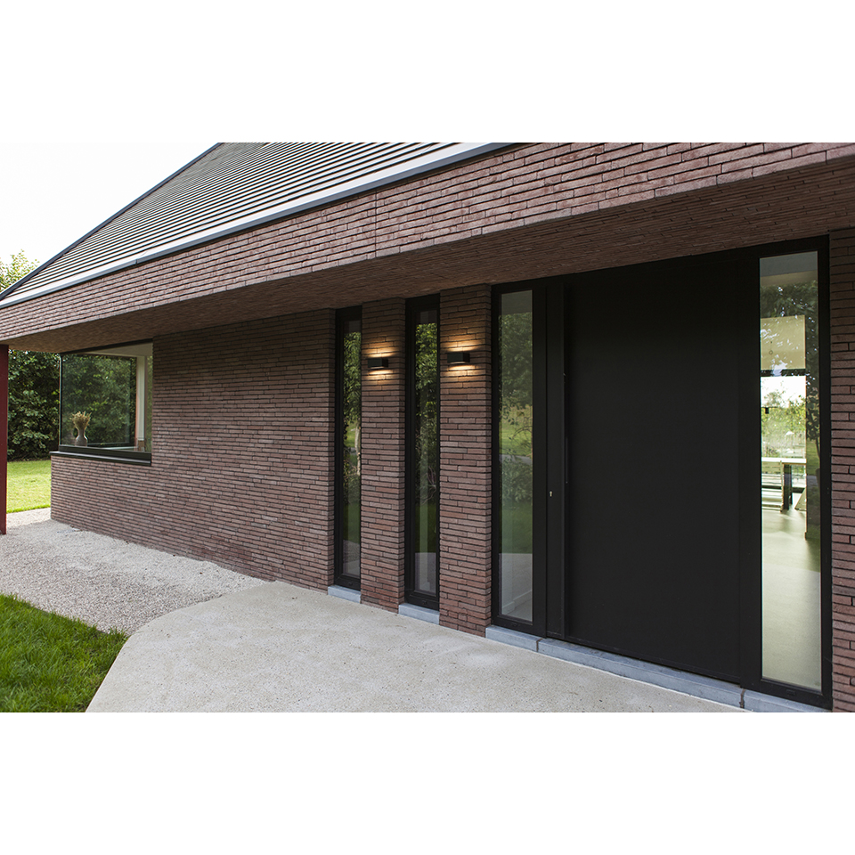 GEMINI OUTDOOR WALL LIGHT UP AND DOWN LED IN MATT BLACK 3000K
