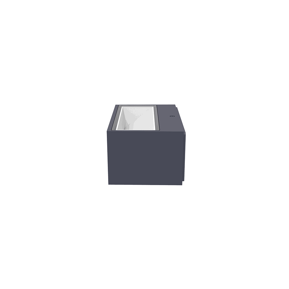 GEMINI IP54 INTEGRATED LED WALL LIGHT IN DARK GREY 500 LUMEN 3000K