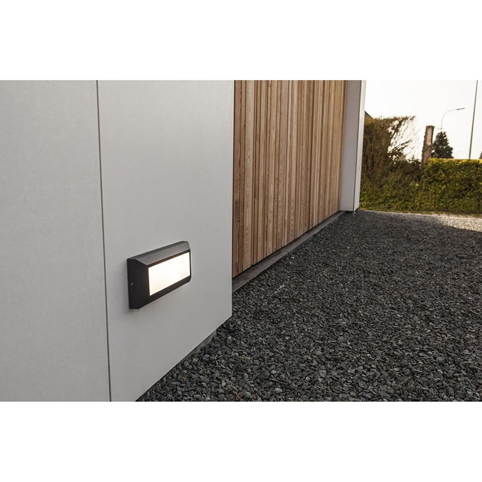 HELENA FRAME OUTDOOR LED WALL 1 LIGHT BLACK