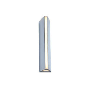 LEO IP54 INTEGRATED LED WALL LIGHT IN CHROME COATING 750 LUMEN 3000K