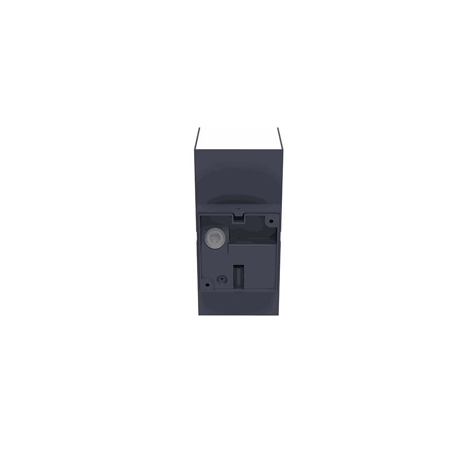 CUBA IP54 INTEGRATED LED WALL LIGHT WITH ADJUSTABLE HEADS IN DARK GREY 1000 LUMEN 3000K
