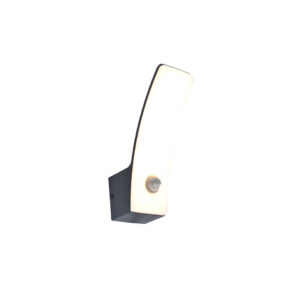 KILO OUTDOOR LED WALL LIGHT IN DARK GREY 3000K WITH PIR