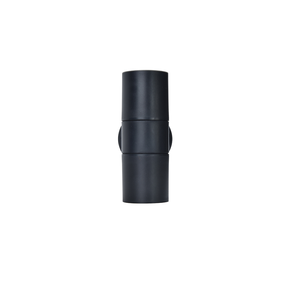 Coastal Up & Down Wall Light Polycarbonate IP44 Black 2 x GU10