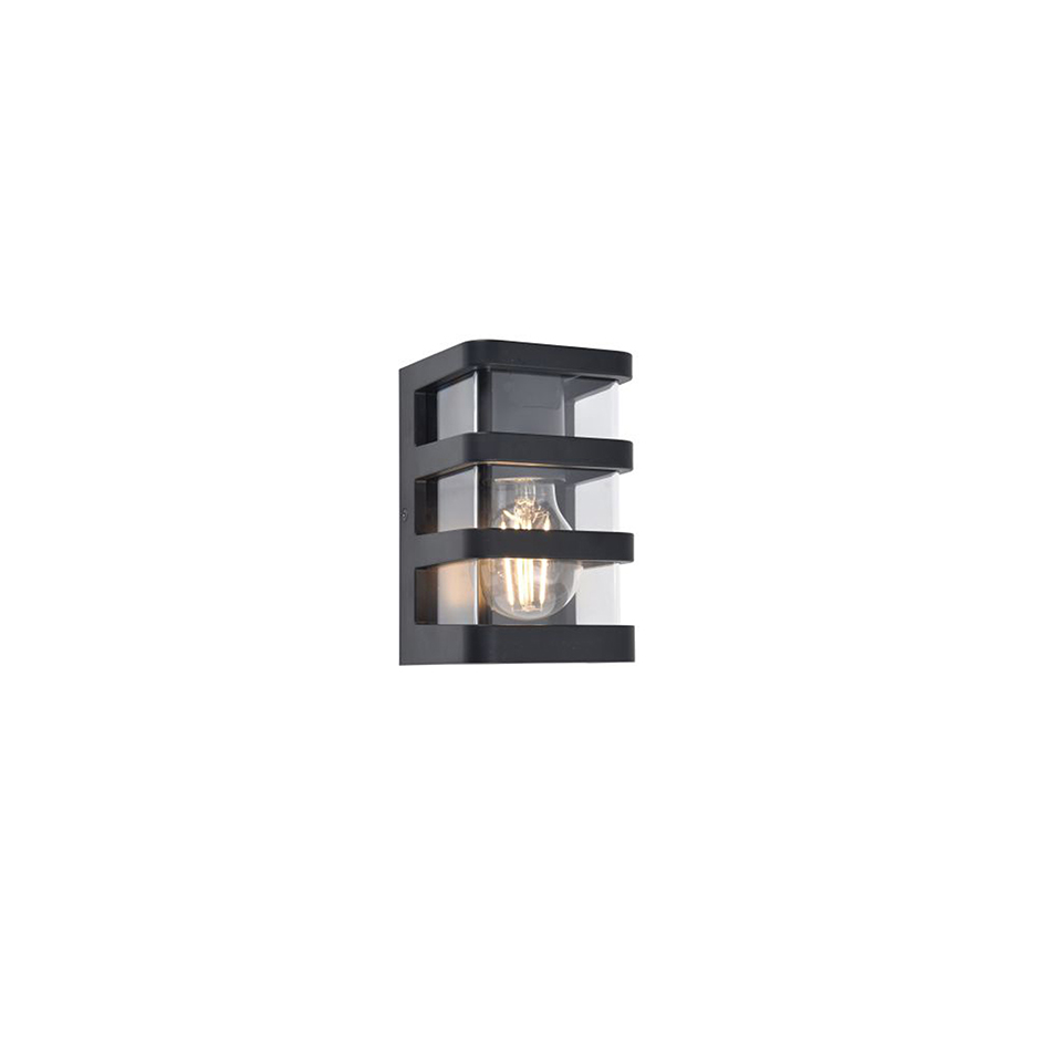 DALTON OUTDOOR WALL LIGHT E27 BLACK