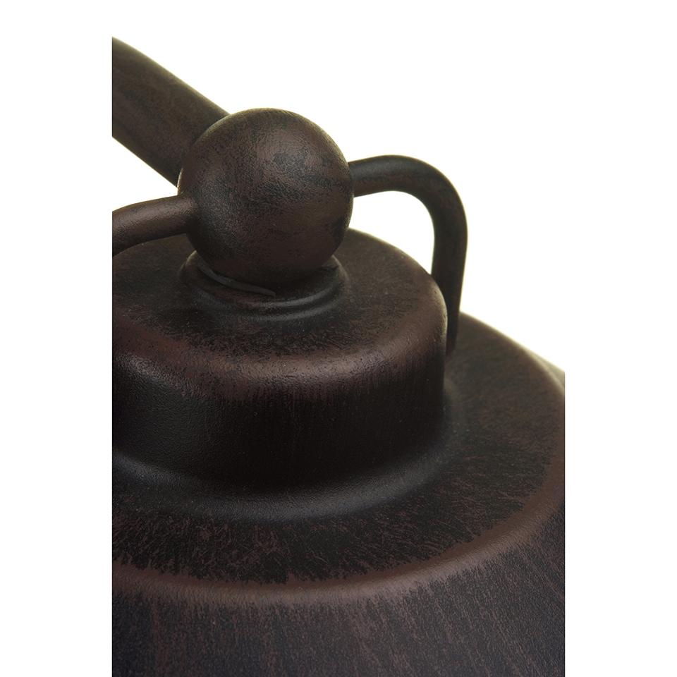 CATE IP44 E27 WALL LIGHT IN BLACK-RUST