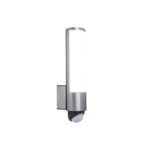 LEDA IP44 INTEGRATED LED WALL LIGHT IN STAINLESS STEEL 1200 LUMEN 3000K