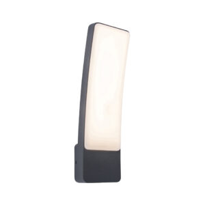 KIRA IP54 INTEGRATED LED WALL LIGHT IN DARK GREY 1200 LUMEN 4000K