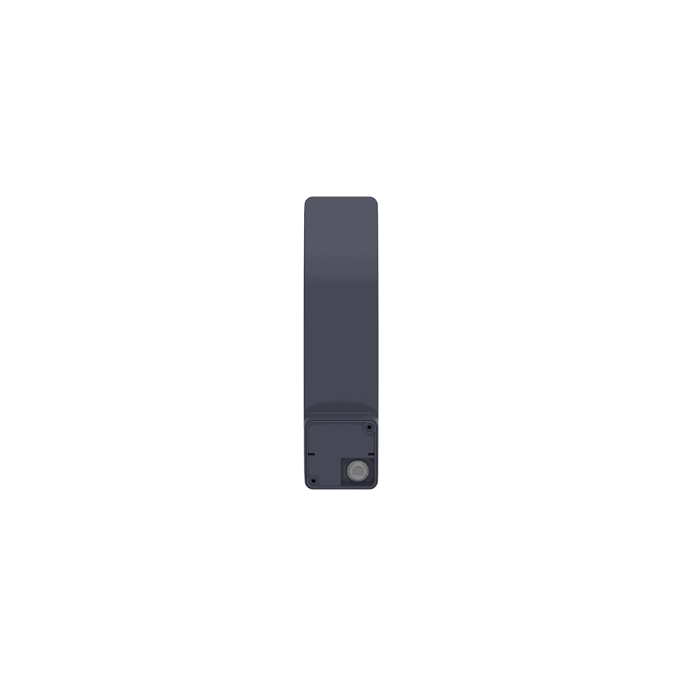 KIRA IP54 INTEGRATED LED WALL LIGHT IN DARK GREY 1200 LUMEN 4000K