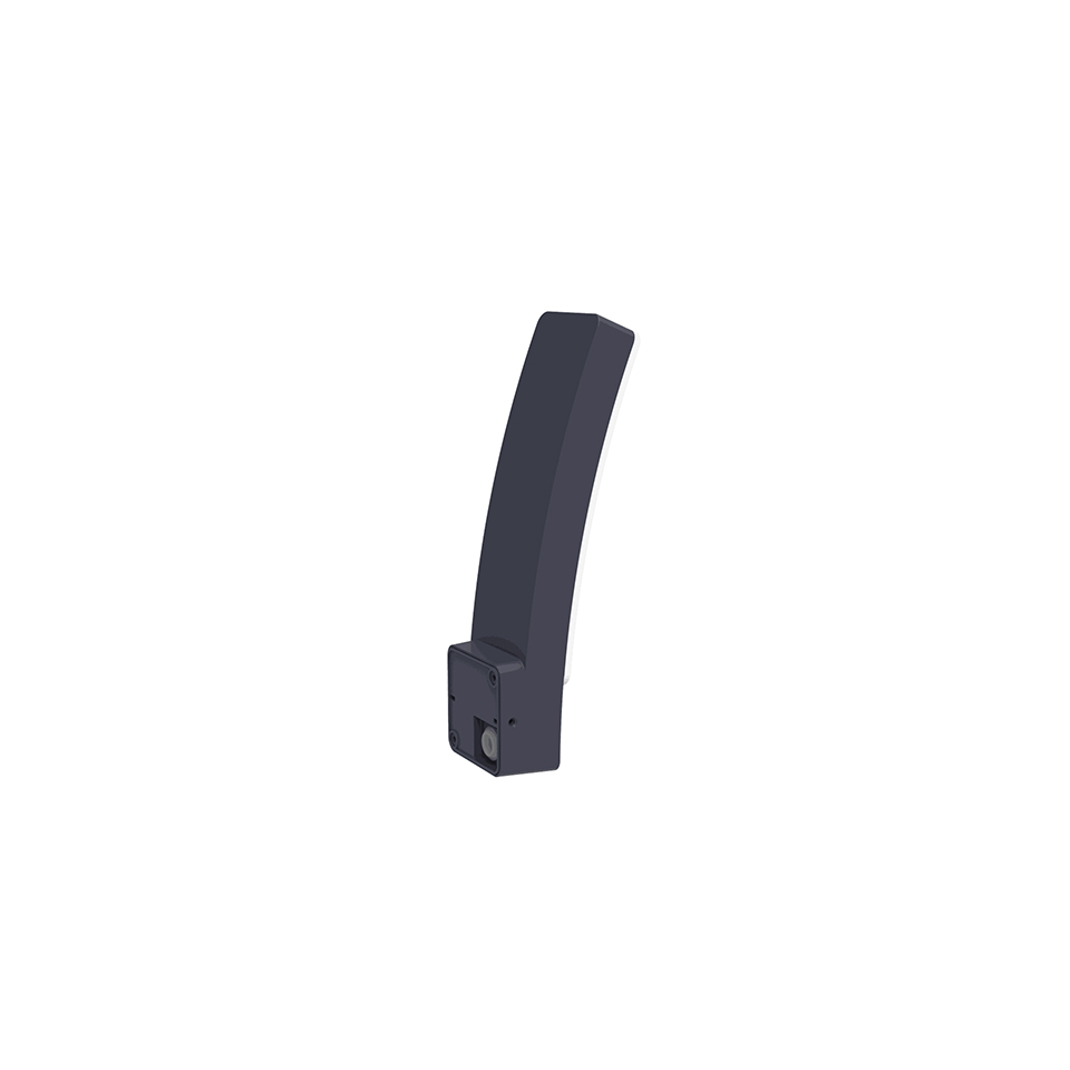 KIRA IP54 INTEGRATED LED WALL LIGHT IN DARK GREY 1200 LUMEN 4000K