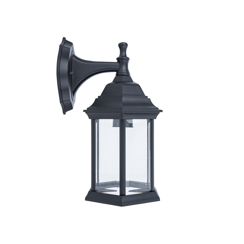 DORSET IP23 E27 WALL LIGHT IN BLACK