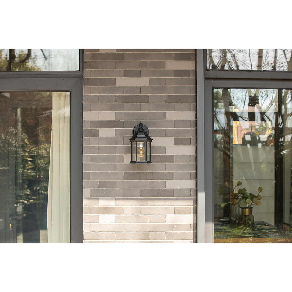 DORSET IP23 E27 WALL LIGHT IN BLACK