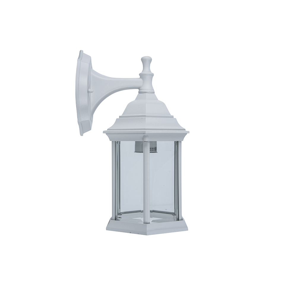 DORSET IP23 E27 WALL LIGHT IN WHITE