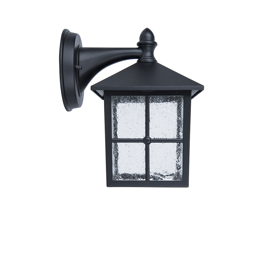 KENT IP23 E27 WALL LIGHT IN BLACK