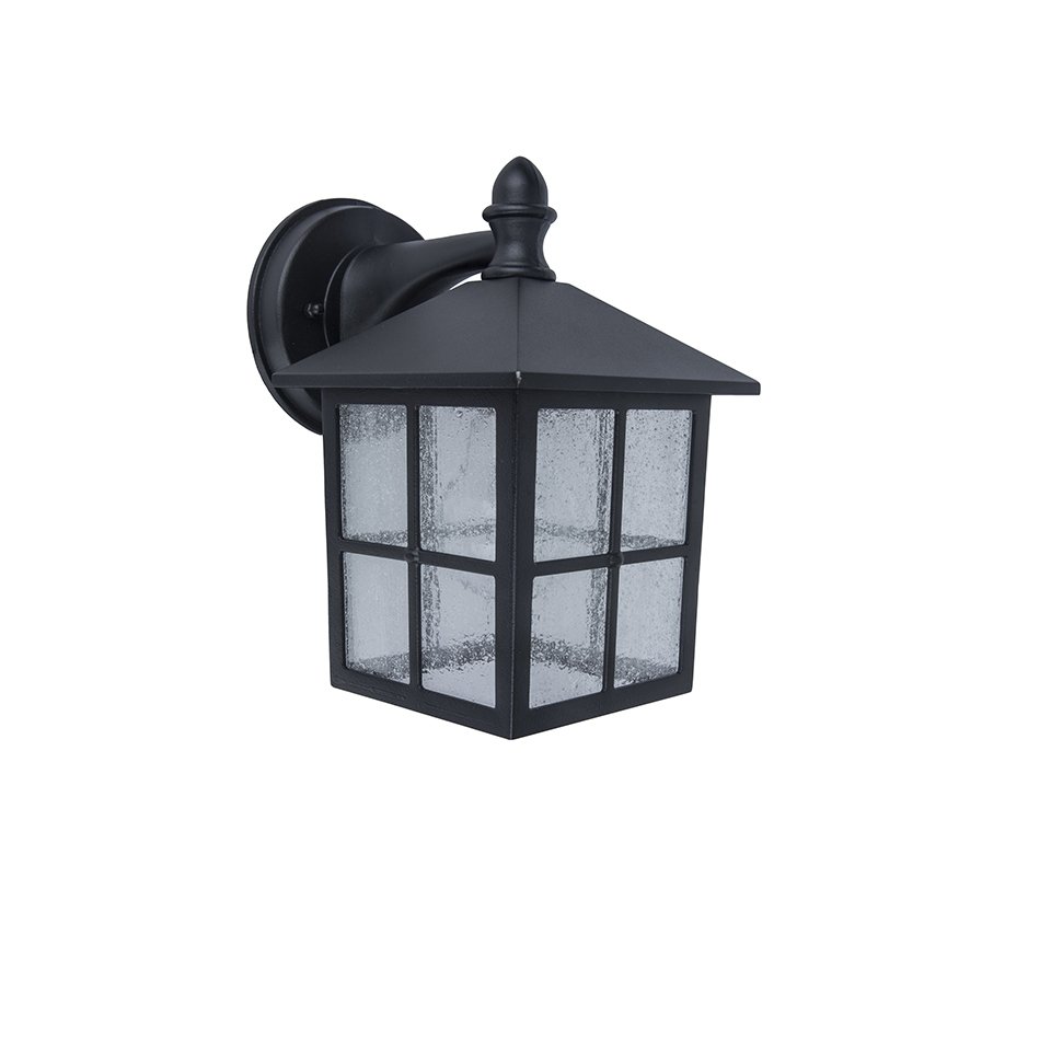 KENT IP23 E27 WALL LIGHT IN BLACK