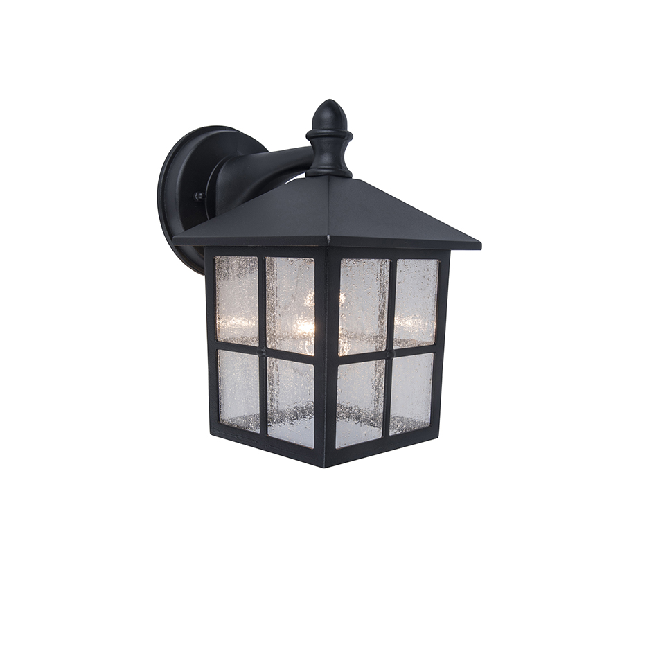 KENT IP23 E27 WALL LIGHT IN BLACK