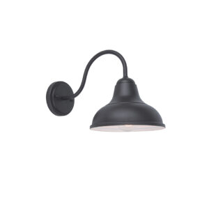 DETROIT IP23 E27 WALL LIGHT IN BLACK