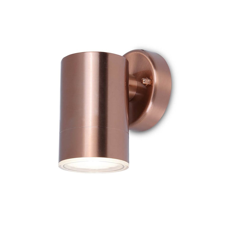 GRANGE IP44 INTEGRATED LED WALL LIGHT IN COPPER 380 LUMEN 3000K