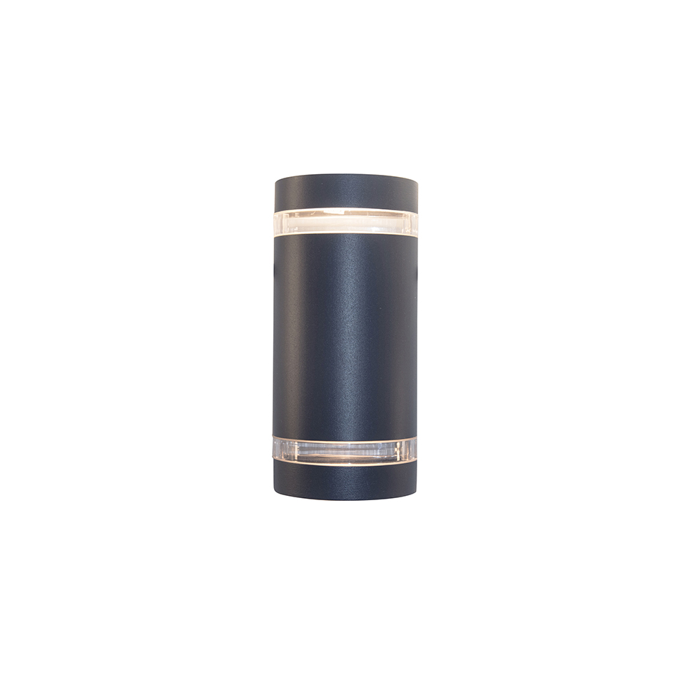 FOCUS OUTDOOR D2D WALL UP AND DOWN LIGHT GU10 DARK GREY