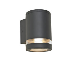 LINS IP44 GX53 DOWN WALL LIGHT IN DARK GREY
