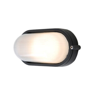ECHO IP44 E27 WALL LIGHT IN BLACK