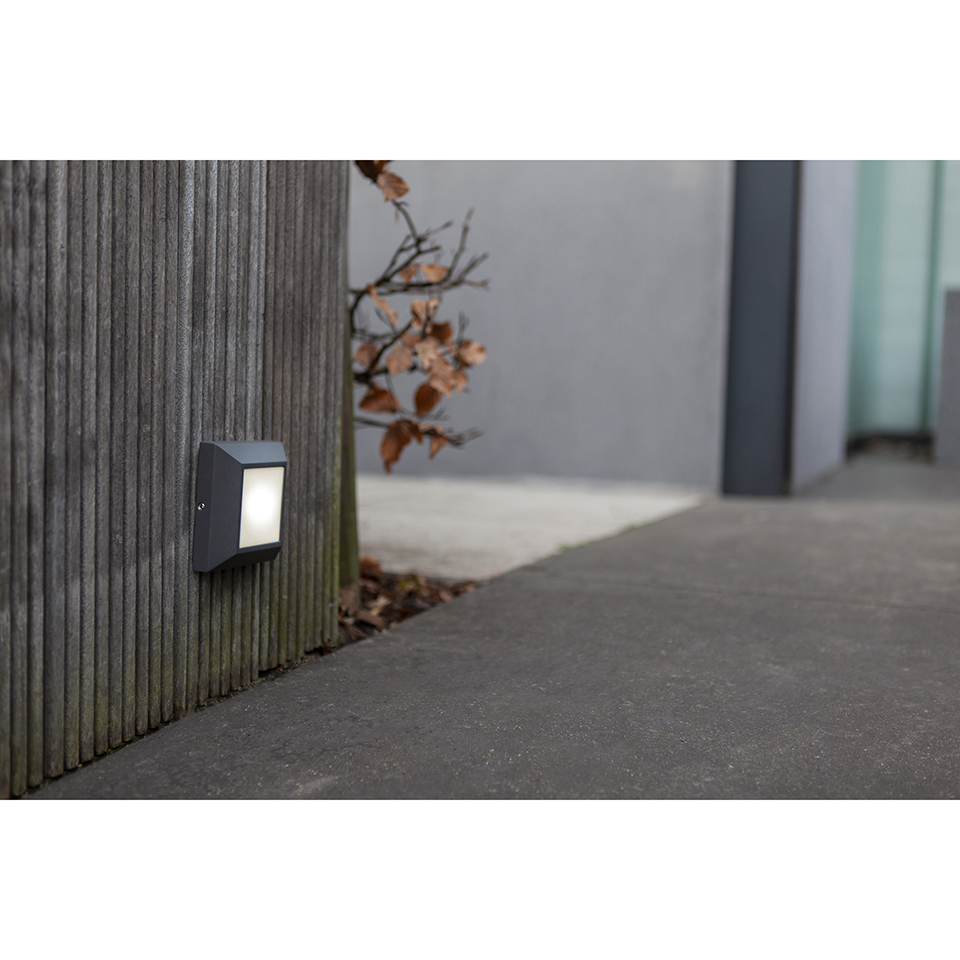 HELENA IP54 INTEGRATED LED RECESS LIGHT IN DARK GREY 200 LUMEN 4000K