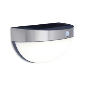 BUBBLE IP44 INTEGRATED LED SOLAR LIGHT IN STAINLESS STEEL 200 LUMEN 4000K