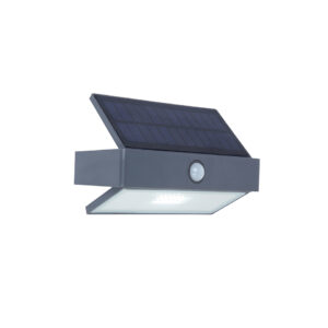 ARROW IP44 INTEGRATED LED SOLAR LIGHT IN DARK GREY 180 LUMEN 5000K