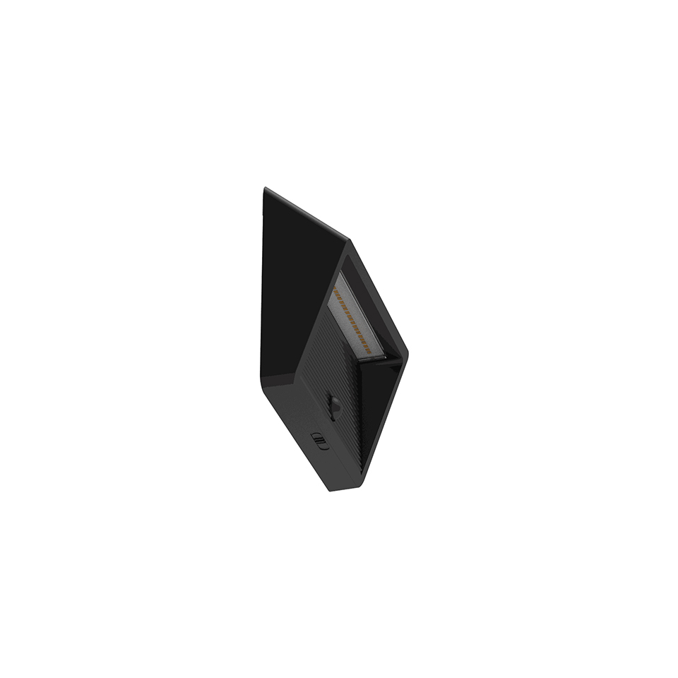 LINKO SOLAR LED WALL LIGHT PIR DARK GREY