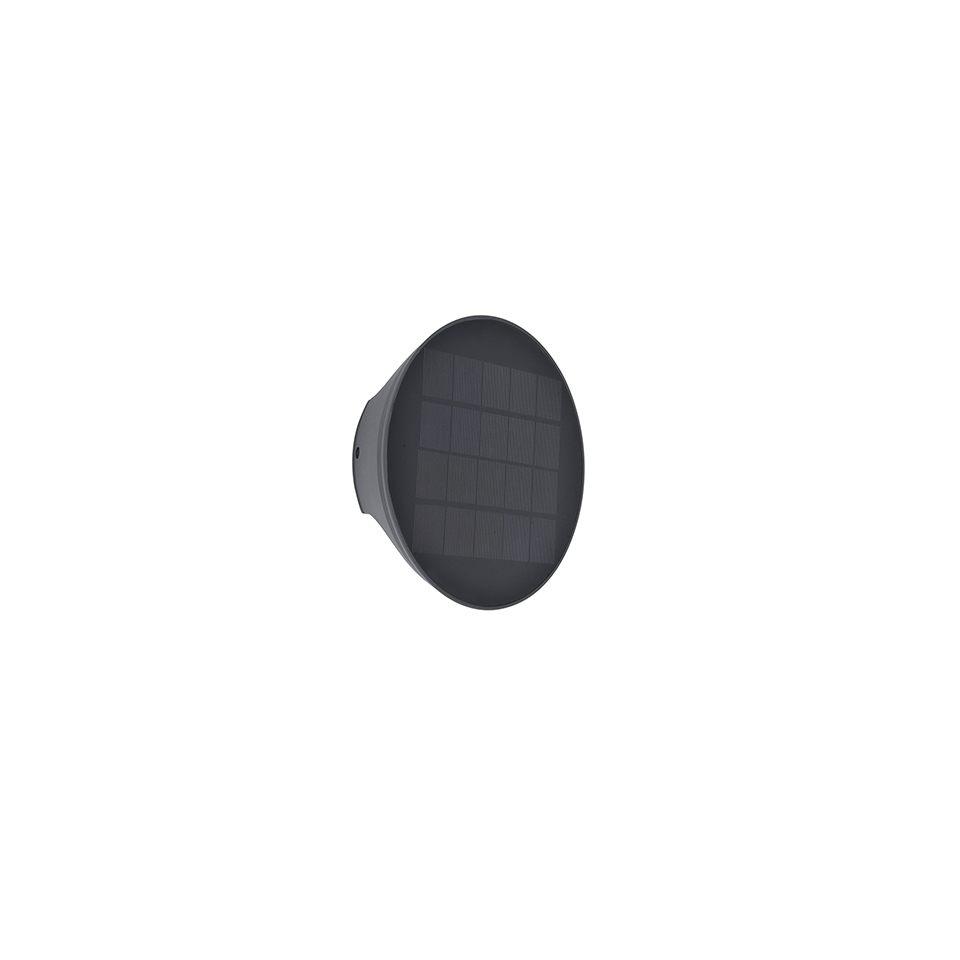 BELKA SOLAR HYBRID LED UP&DOWN WALL LIGHT DARK GREY