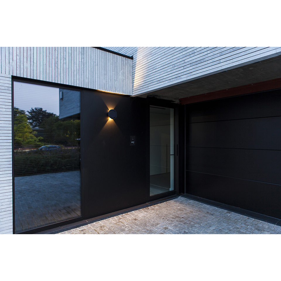 BELKA SOLAR HYBRID LED UP&DOWN WALL LIGHT DARK GREY