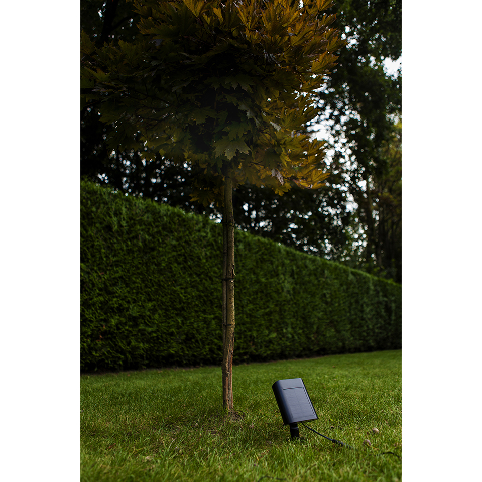 BINGO SOLAR LED SPIKE OR WALL LIGHT PIR BLACK