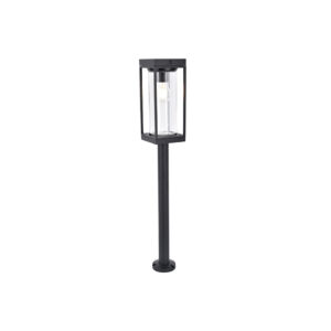 FLAIR SOLAR IP44 BOLLARD LIGHT IN MATT BLACK 200 LUMEN 2700K