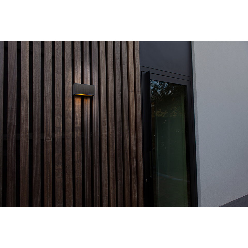 INKA SOLAR HYBRID LED WALL 1 LIGHT DARK GREY